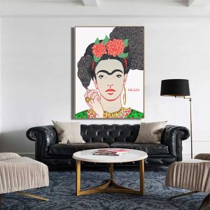 Frida Kahlo and Cigarette Poster - Artfield Shop