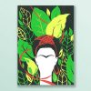 Frida Kahlo And Leafs Mockup 10