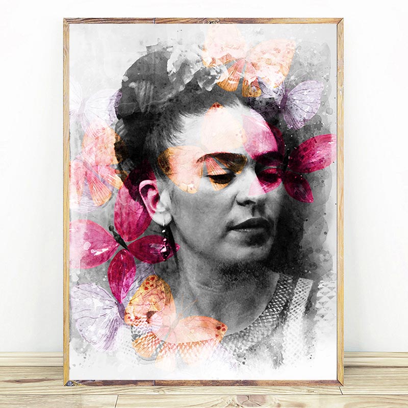Frida Kahlo Color Butterfly