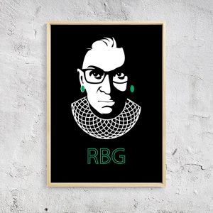 Ruth Bader Ginsburg RBG Black BG