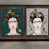 Set of 2 Frida Kahlo And Tit Green And Gray Mockup 08