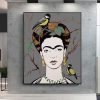Set of 2 Frida Kahlo And Tit Turquoise And Dark Gray Mockup 11-2
