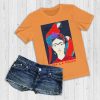 Tshirt Frida Kahlo and Parrots and Text Mockup 17